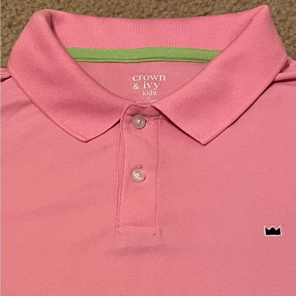 💙💙Boys Crown & Ivy Shirt. Polo style. Size XL. Excellent condition. Cleaned‼️